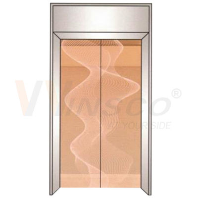1219mmx2438mm Cermin Emas Lembaran Stainless Steel Terukir Selesai Rose Gold