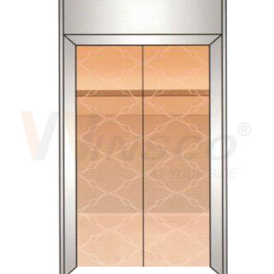 1219mmx2438mm Cermin Emas Lembaran Stainless Steel Terukir Selesai Rose Gold