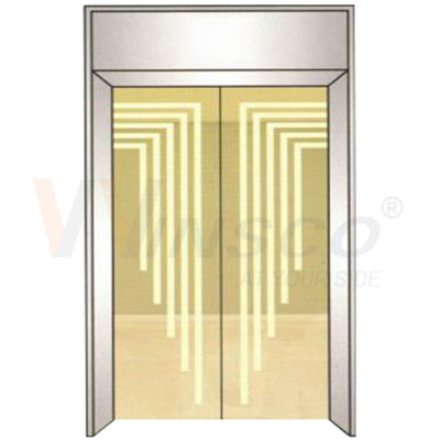 PVD Gold Elevator Stainless Steel Sheet ASTM 201 304 316 Cold Rolled Untuk Dekorasi
