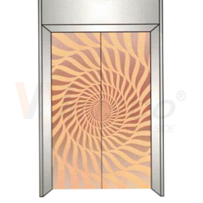 0.3-3mm Elevator Stainless Steel Sheet JIS Standard Bronze Coating Mirror Finish Etched
