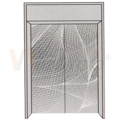 Garis Rambut Kustom Terukir Pola Elevator Lembaran Stainless Steel Warna PVD