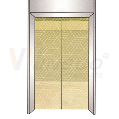 Cermin Etched Elevator Lembaran Stainless Steel Cold Rolled Titanium Gold