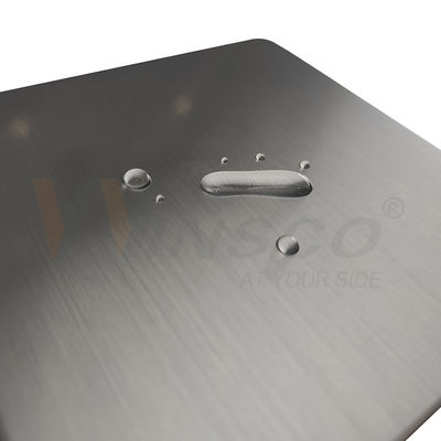Warna Silver Hairline Stainless Steel Sheet Brushed Finished Grade 201 304 316