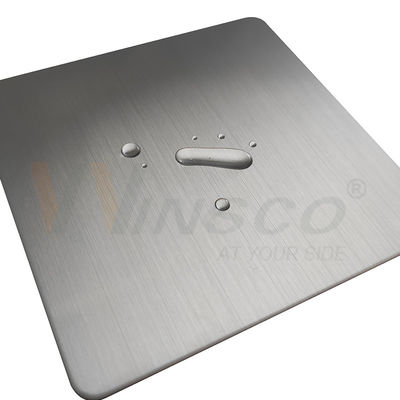 Warna Silver Hairline Stainless Steel Sheet Brushed Finished Grade 201 304 316