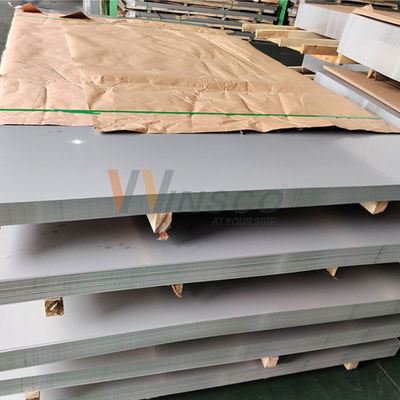 0.7mm 2B Lembar stainless steel yang digulung dingin 1000mmx2000mm Lembar stainless steel TISCO 304 304L