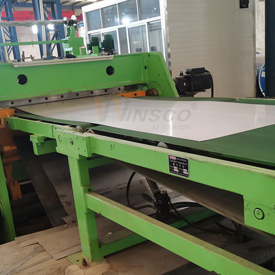 Tisco 0,7mm 4Ftx8Ft 2B Lembar baja tahan karat 1220mmx2440mm SS Lembar logam pabrik selesai