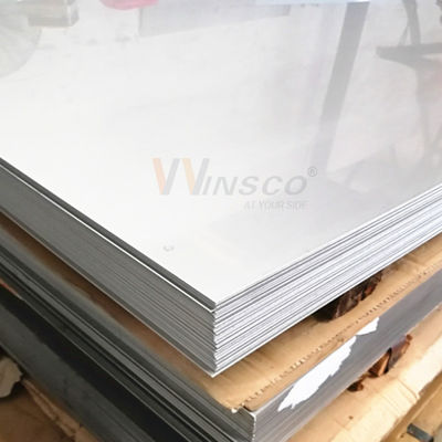 Lembaran Logam Baja Tahan Karat 0,7mm Selesai 2b