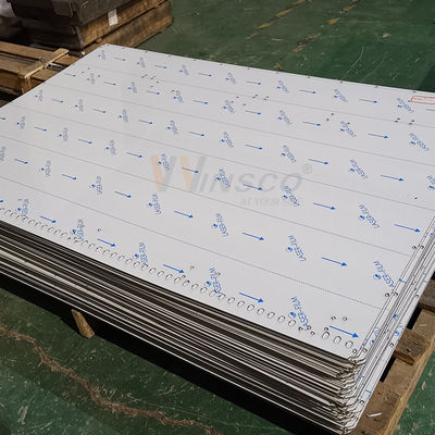 Lembaran Logam Baja Tahan Karat 0,7mm Selesai 2b