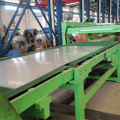 Tahan korosi AISI 201 2B Plat Inoks 1000mmx2000mmx0.4mm Ukuran Lembar akhir pabrik stainless steel