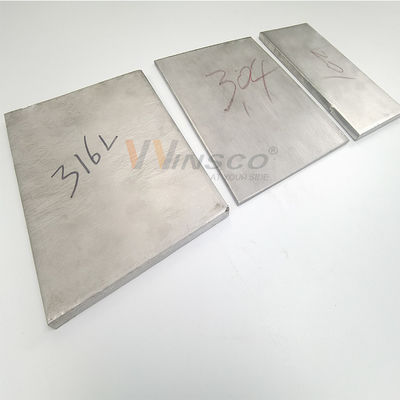 Plat Stainless Steel Hot Rolled Tebal 10mm SS 304 Untuk Industri Bangunan