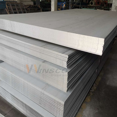 1500mmx3000mm Hot Rolled Stainless Steel Plate Setengah Kekerasan Untuk Pemrosesan Kabinet Chassis
