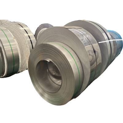 590mm Cold Rolled Stainless Steel Strip Celah Tepi Pegas Strip 0.15mm - 3mm
