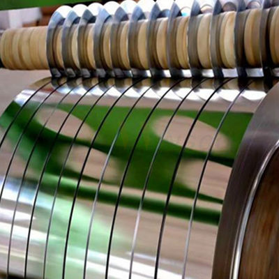 Aisi 201 304 316 Cold Rolled Stainless Steel Strip Ketahanan Korosi Yang Kuat
