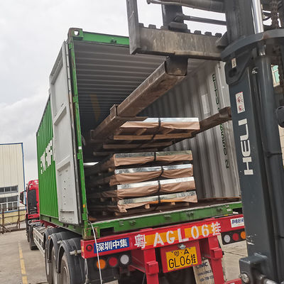 Lembaran Logam Baja Tahan Karat 0,7mm Selesai 2b