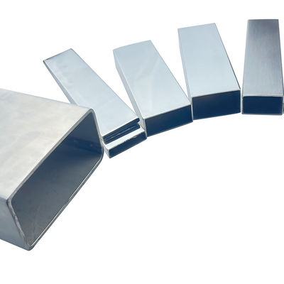 Pipa persegi panjang berlubang dekoratif dari stainless steel