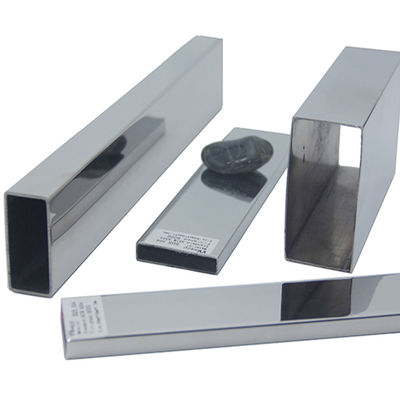 Pipa persegi panjang berlubang dekoratif dari stainless steel