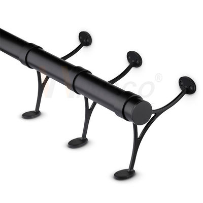 42.4mm 48.3mm 63.5mm Stainless Steel Inox Pipa Bulat Dipoles Matt Berwarna Permukaan Rel Kaki Tabung 201 304 316