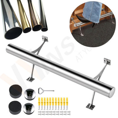 42.4mm 48.3mm 63.5mm Stainless Steel Inox Pipa Bulat Dipoles Matt Berwarna Permukaan Rel Kaki Tabung 201 304 316