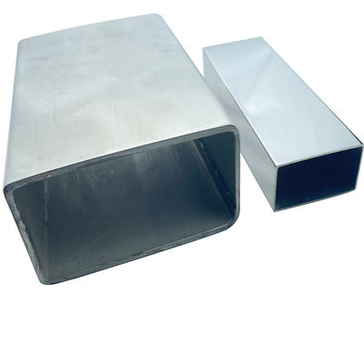 Decorativo TUBO RECTANGULAR BRILLANTE POLISHED 600 C-304 X 6 METROS Stainless Steel Pipa Datar Inox
