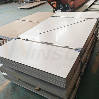 304 304L Kelas 0.5mm Tepi 2500mmx1250mm Stainless Steel Mill Edge Sheet 2B Selesai