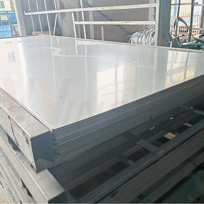 1250mmx2500mm Ukuran 1.0mm Ketebalan SS 316 316L Good Wear Resistance Stainless Steel Sheets Mill Edge 2B Permukaan
