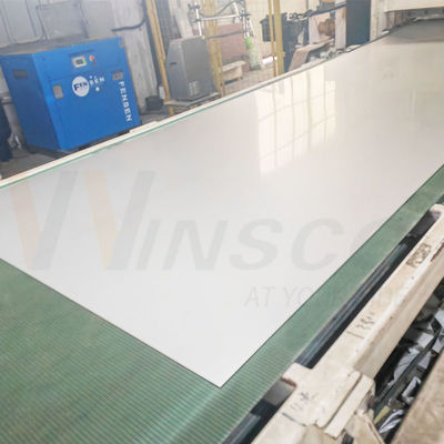 AISI 2B Lembar stainless steel Ukuran tepat 1220mm Lebar 2440mm Panjang