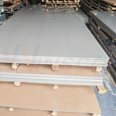 Penjaminan mutu 1.2mm Tepi AISI 201 Digulung dingin 1000mm Lebar 2000mm Lenth Lembar stainless steel 2B