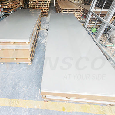 1219mmx2438mm SS 201 Coldway Sheet Mudah Diproses 4ftx8ft 1.5mm Ketebalan 2b Permukaan Lempeng Logam Baja Rostless