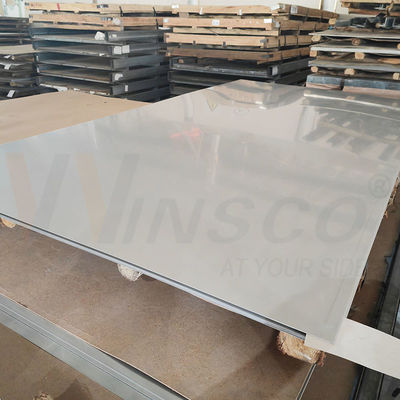 1220mmx2440mmx2.5mm Cerah Seperti Baru Winscometal Cold Rolled Stainless Steel 4ftx8ft 2b Lembar Selesai