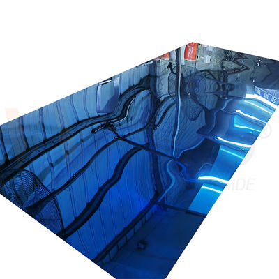 304 304L Kelas Biru Warna Surface Mirror Lembar stainless steel 4FTX8FT