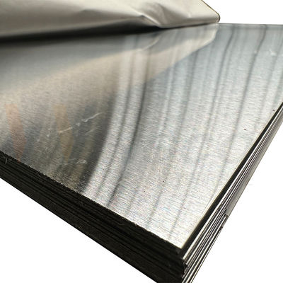 AISI 201 Plat logam tak beroksi No.4 4N #4 Lembar stainless steel satin selesai
