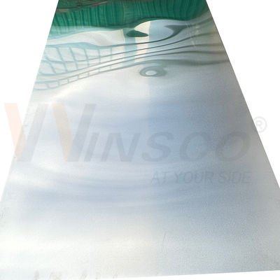 4Ftx8FT Anti - Fingerprint Hairline Lembar baja tahan karat No.4 Selesai 201 Grade