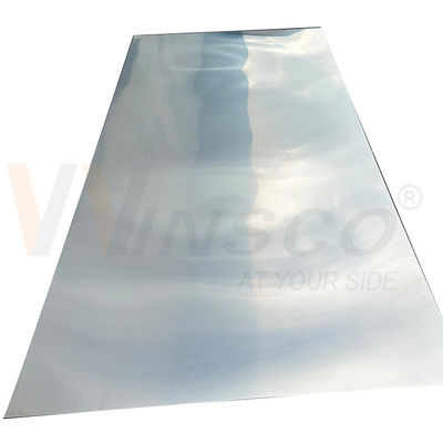 Winsco Metal 4ftx8ft Plat Inox Mudah Di Bersihkan AISI 430 1220mmx2440mm Baja tahan karat No.4 Lembar Finish Satin