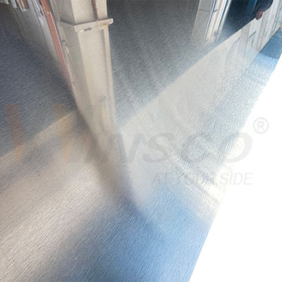Ketebalan seragam 0,4mm-3,0mm Mill Edge 201 Grade Inox Plate 1250mmx2500mm Baja tahan karat No.4 4N N4 Lembar akhir