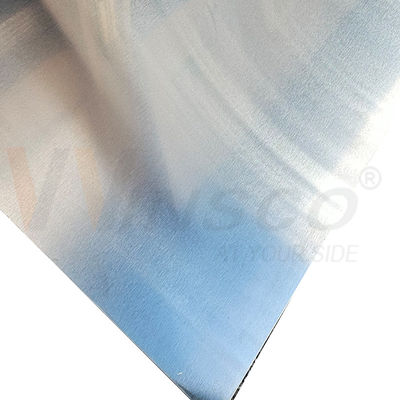 1250mmx2500mm Kuat Wxport Paket Mill Edge Baja tahan karat No.4 Satin Sikat Finish 316 Grade
