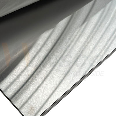 Ketahanan suhu rendah AISI 304 304L 1500mm lebar 3000mm panjang 0,4mm-3,0mm ketebalan No.4 Lembar baja tahan karat