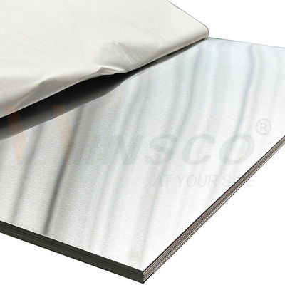 Tata letak Kelembaban 0.4mm-3.0mm Ketebalan 5x10ft Plat Inox 1500mmx3000mm Baja tahan karat No.4 Lembar satin 430 Grade
