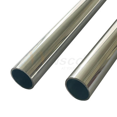 Layar Permukaan Satin 25,4mm Inoks Metal Tube 201 304 316 Kelas 0,4mm-3,0mm Ketebalan 1 Inch Stainless Steel Round Pipe
