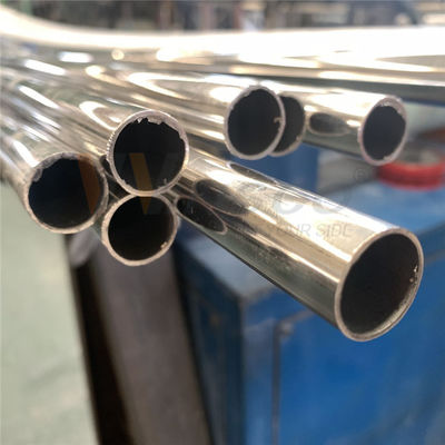 Layar Permukaan Satin 25,4mm Inoks Metal Tube 201 304 316 Kelas 0,4mm-3,0mm Ketebalan 1 Inch Stainless Steel Round Pipe