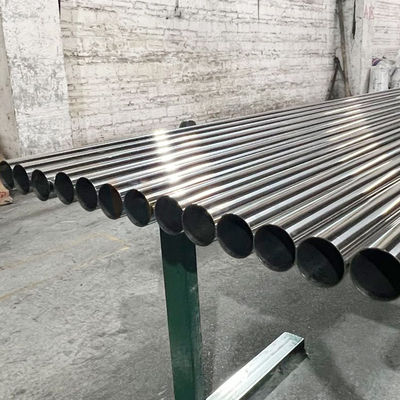 SUS 201 304 316 Mirror Satin Finish 1 1/2 'Stainless Steel Round Tube 0.4mm-3.0mm Tembok Ketebalan Inox Railing Pipe 38.1mm