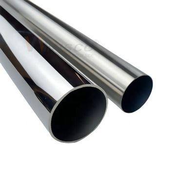 201 304 316 Kelas 0.4mm-3.0mm Ketebalan Stainless Steel Round Pipe 40mm Diameter Satin Mirror Surface Inox Handrail Tube