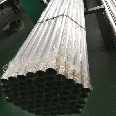 0.8mm-3.0mm Ketebalan Satin Inox Handrail Pipe SS 201 304 316 Mirror 48.3mm OD stainless steel Round Tube