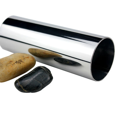 SS 201 304 316 Cermin 0.8mm-3.0mm Ketebalan 2' 'Stainless Steel Railing Pipe 50.8mm Satin Las Inoks Tabung Bulat