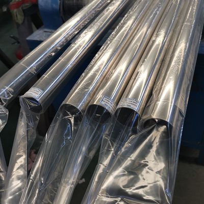SS 201 304 316 Cermin 0.8mm-3.0mm Ketebalan 2' 'Stainless Steel Railing Pipe 50.8mm Satin Las Inoks Tabung Bulat