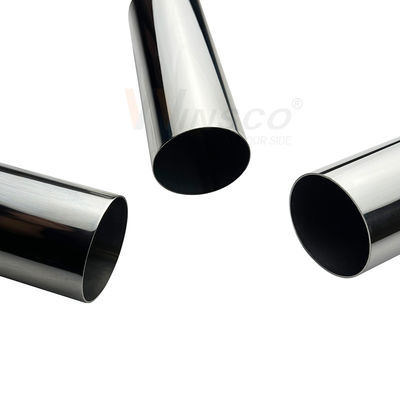 Mirror Satin Finished 1.2mm-3.5mm Tembok tebal Inoks Bulat Pipa 60.3mm 2 3/8 'Stainless Steel Metal Tube 201 304 316 Grade