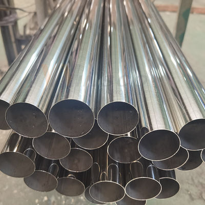 Mirror Satin Finished 1.2mm-3.5mm Tembok tebal Inoks Bulat Pipa 60.3mm 2 3/8 'Stainless Steel Metal Tube 201 304 316 Grade