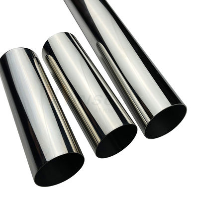 63.5mm 2 1/2' SS 201 304 316 Stainless Steel Round Tube Permukaan Satin 1.2mm-3.5mm Ketebalan Inox Pipe Welded Mirror