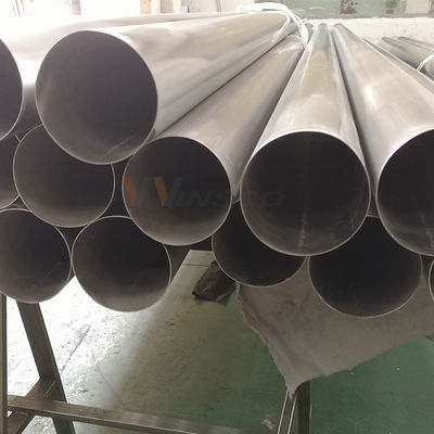 3'' OD 1.2mm-5.0mm Ketebalan Inoks Tabung Bulat SUS 201 304 316 Mirror Satin Finish 76.2mm Stainless Steel Pipe