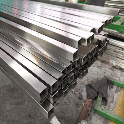 0.4mm-1.2mm Ketebalan 6M Panjang Stainless Steel Square Tube 10mmx10mm Ukuran AISI 201 304 316 Inox Metal Pipe