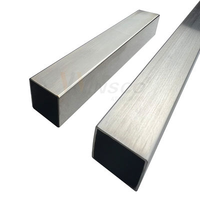 SUS 201 304 316 Mirror Satin Finished Inox Welded Pipe 0.7mm-3.5mm Ketebalan Stainless Steel Square Tube 40mmx40mm